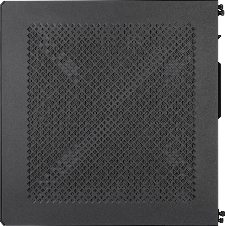 Productafbeelding Silverstone SST-ML12B Milo Slim HTPC Slank & compact Mini-ITX Computerbehuizing (Mini-ITX)