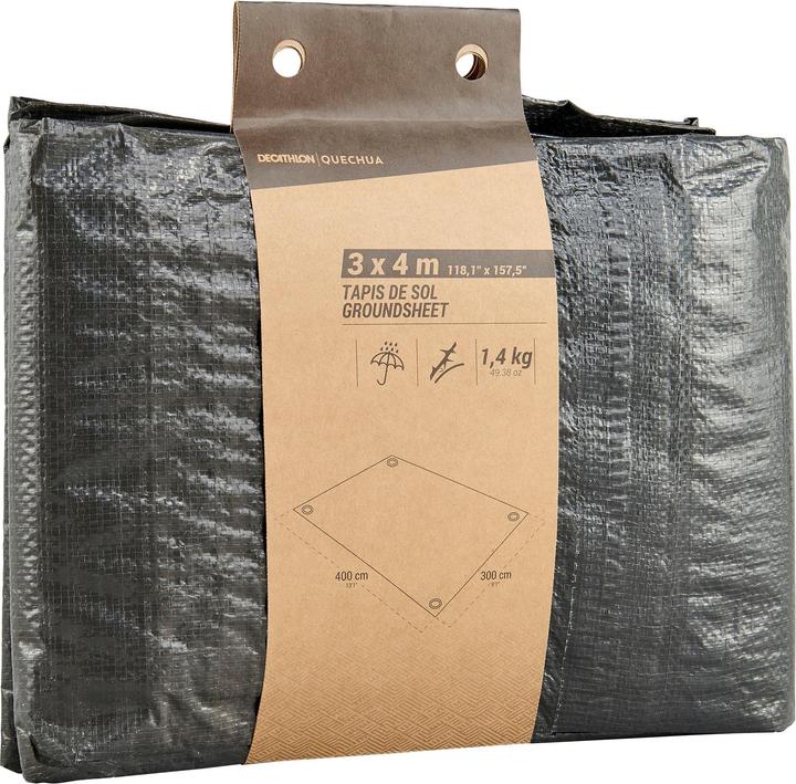 Actual product image Quechua Waterproof camping polythene base