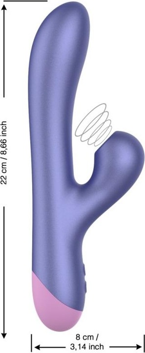 Produktbild Romp Pulse Wiederaufladbarer Rabbit Vibrator mit Klitoris Sauger