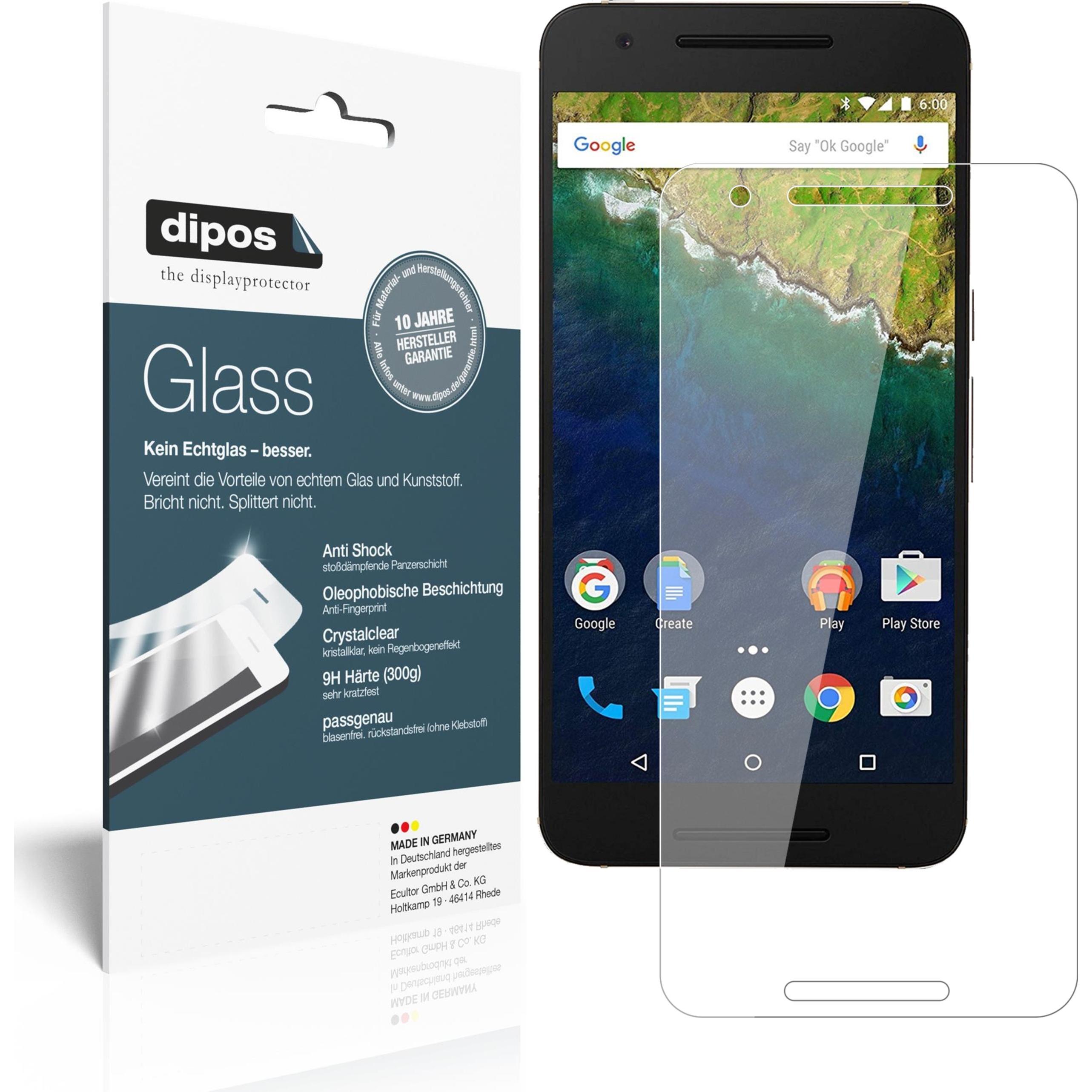 Thumbnail - Dipos Displayschutz Anti-Shock (2 Stück, Huawei Nexus 6P), Smartphone Schutzfolie, Transparent