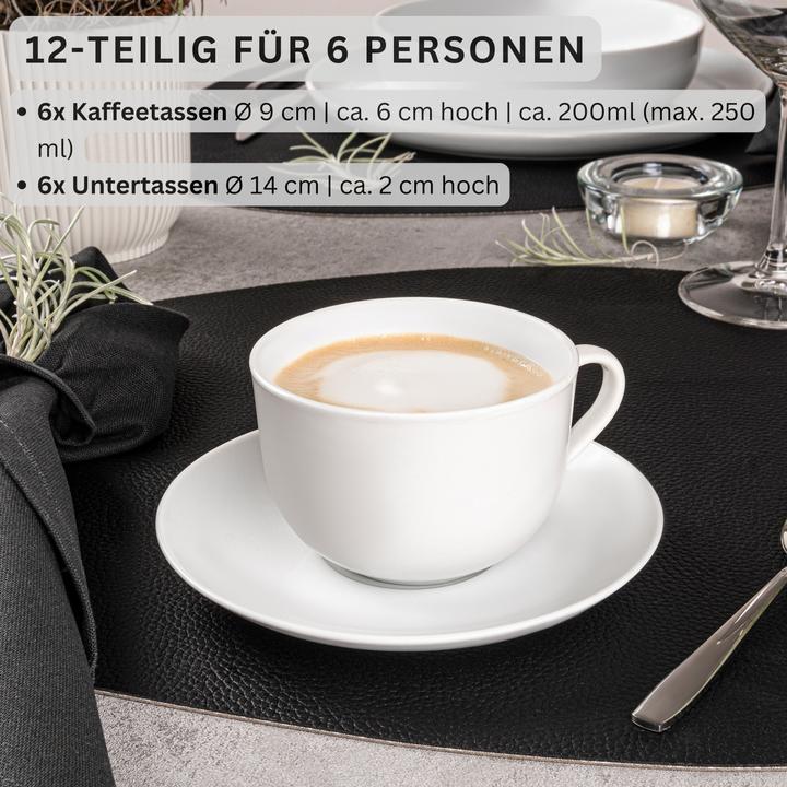 Immagine prodotto Sänger Geschirr Tazze da caffè Marlo (200 ml, 12 x)