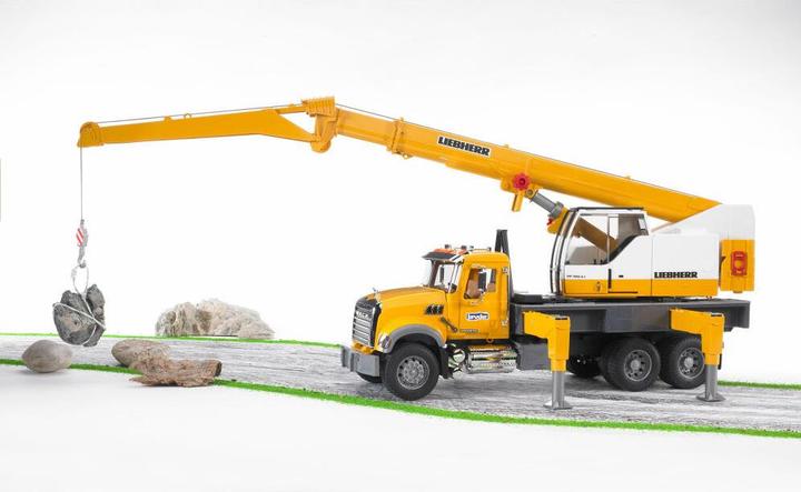 Actual product image Bruder Liebherr crane truck