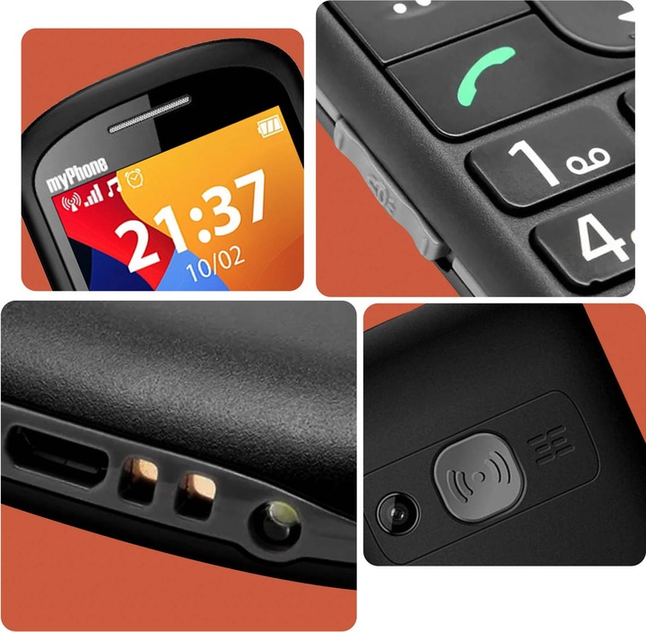 Image du produit Myphone HALO 2 noir (ENG) (2.20", 0.30 Mpx, 2G)