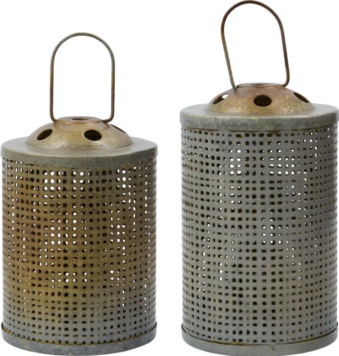 House Doctor Tealight holder, HDMeta, Antique brass finish