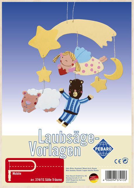 Produktbild Pebaro Laubsägevorlage, Zahlen