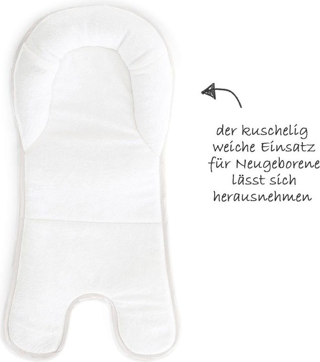 Actual product image Hauck Highchairs Alpha Plus White Newborn Set - 4-piece highchair (Highchair)