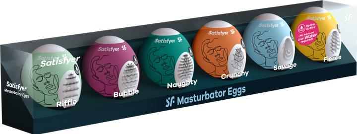 Image du produit Satisfyer Masturbator Egg Set - Assorted - 6 pcs