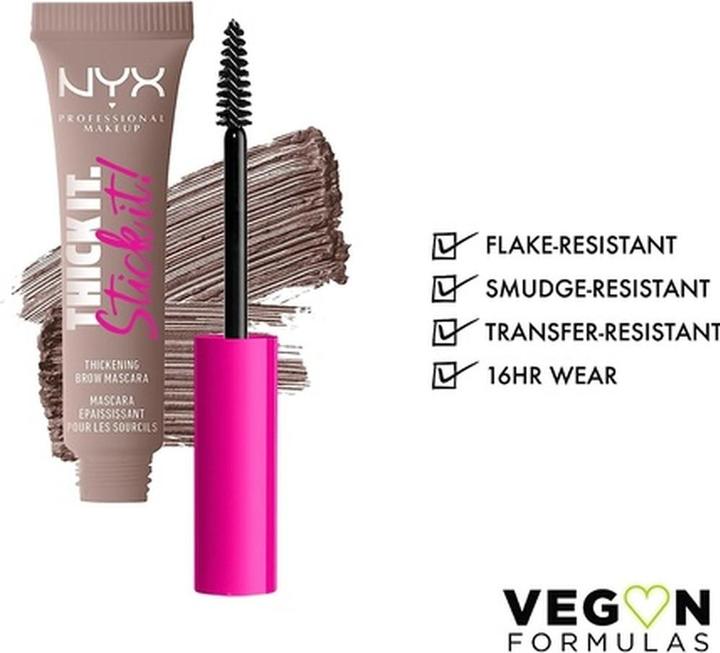 Immagine prodotto NYX Professional Make-Up Spessa. Attaccalo! Mascara per le sopracciglia (Bionda fresca)