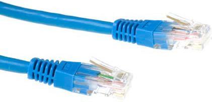 ACT Blue 1.5 meter LSZH U/UTP CAT6 patch cable with RJ45 connectors. Cat6 u/utp lszh blue 1.50m (U/UTP, CAT6, 1.50 m)