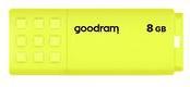 Produktbild Goodram UME2 - 8 GB - USB Typ-A - 2.0 - 20 MB/s - Kappe - Gelb (8 GB, USB-A)