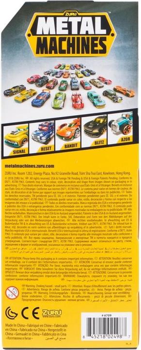 Actual product image Zuru Metal Machine Cars Set 5 pcs