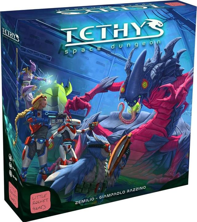 Actual product image Little Rocket Games Tethys Space Dungeon (English, Italian)