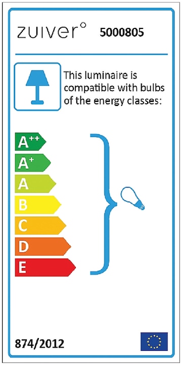 Energie-Label Zuiver Tripod (E27)