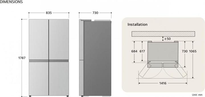 Image du produit LG GMG860EPBE (508 l)