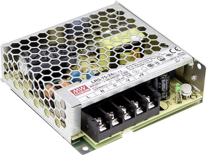 Produktbild MeanWell LRS-75-12 (Netzteil)