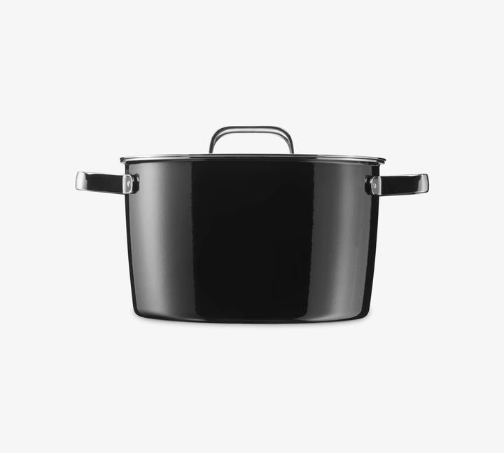 Produktbild WMF Fleischtopf schwarz (24 cm, Kochtopf, Stahl)