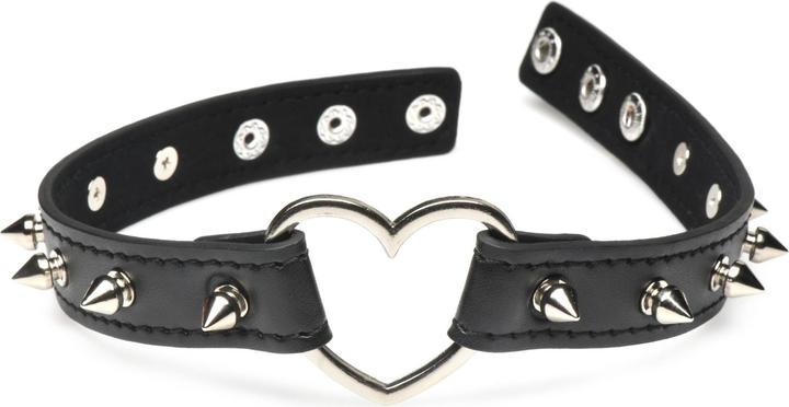 Produktbild Master Series XR Brands Spiked Heart Choker Schwarz