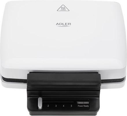 Immagine prodotto Adler Toster Waffle maker | AD 3085 | 1200 W | Numero di paste 2 | Waffle | Bianco