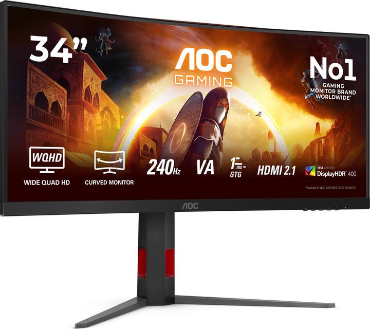 Actual product image AOC CU34G4Z (3440 x 1440 pixels, 34")