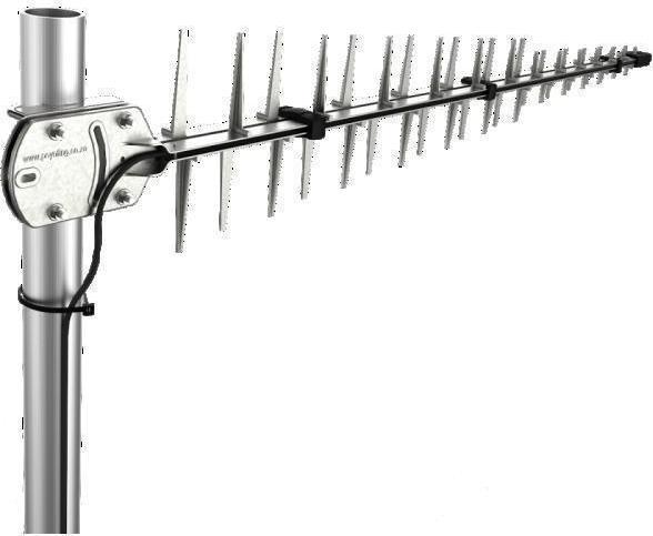 Productafbeelding Poynting A-LPDA-0092-04 - LTE & 5G richtantenne 692 - 3800 MHz, max. versterking 12dBi, 30cm aansluitkabel (Parabolische antenne, LTE)