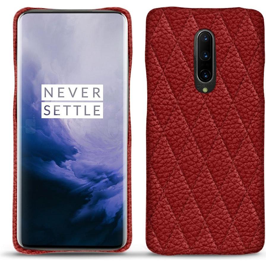 Noreve Lederschutzhülle (OnePlus 7 Pro), Smartphone Hülle, Rot