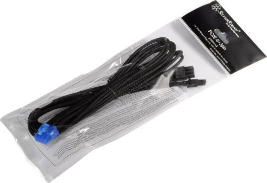 Actual product image Silverstone 6+2 PCIe cables for modular power supplies