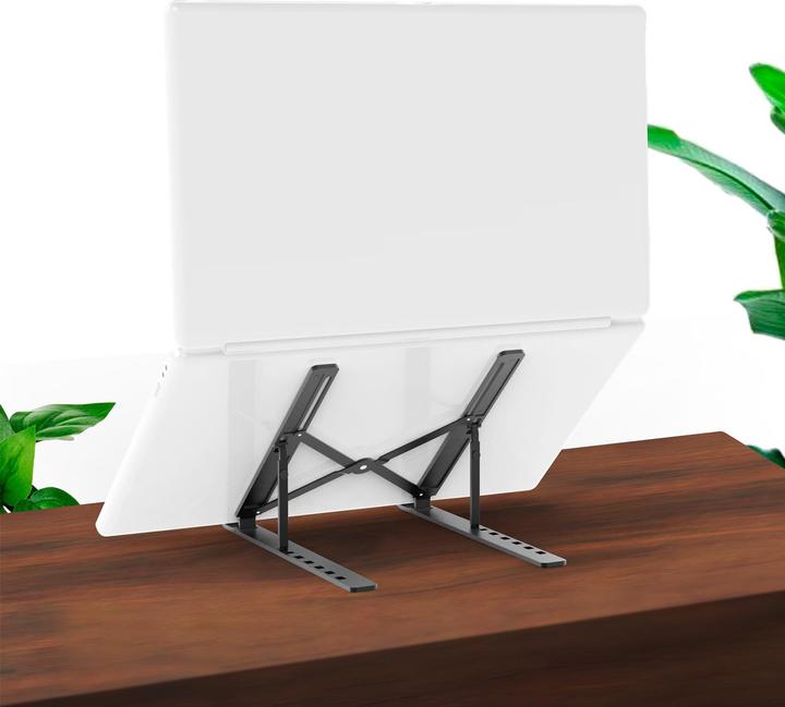 Produktbild Aisens Soporte De Sobremesa Ajustable Para Portatil Tablet Gris