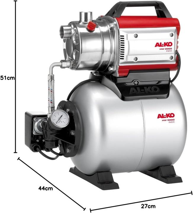 Productafbeelding AL-KO HW 3000 Inox Classic huishoudelijk waterleidingbedrijf (Pomp voor huishoudelijk water)