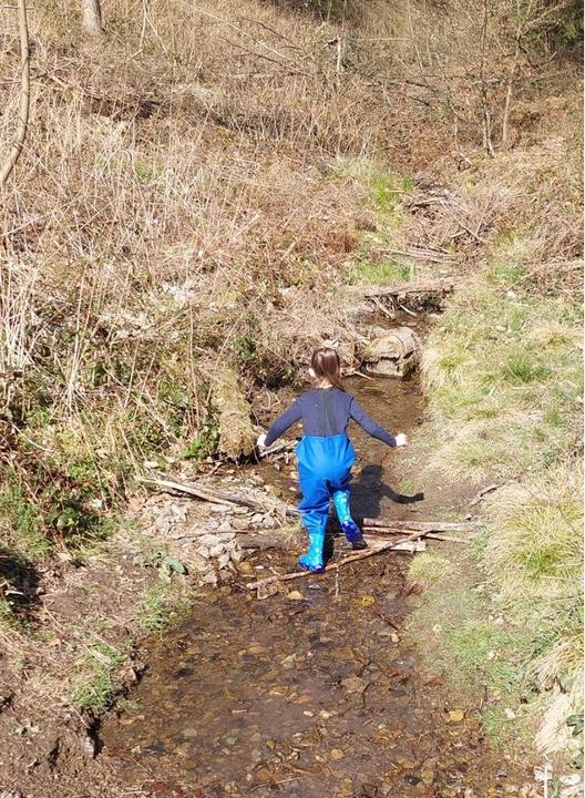 Actual product image Dönges Childrenâ€?s waders, EN 343, blue, size 26/27 (W26/L27)