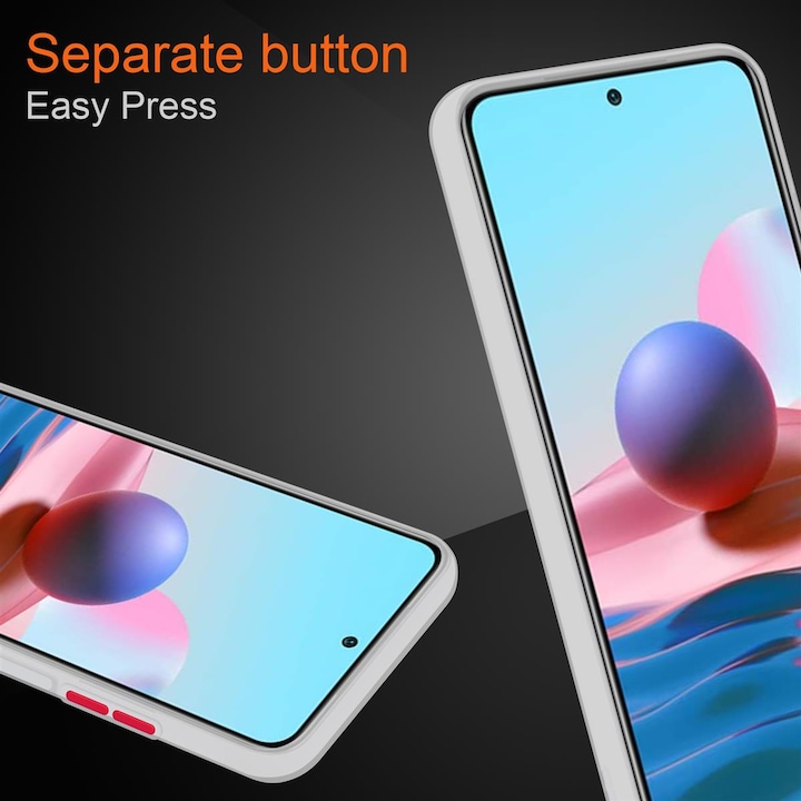 Produktbild Cadorabo Hybrid Matt Cover (Xiaomi Redmi Note 10S, Xiaomi Mi Note 10)
