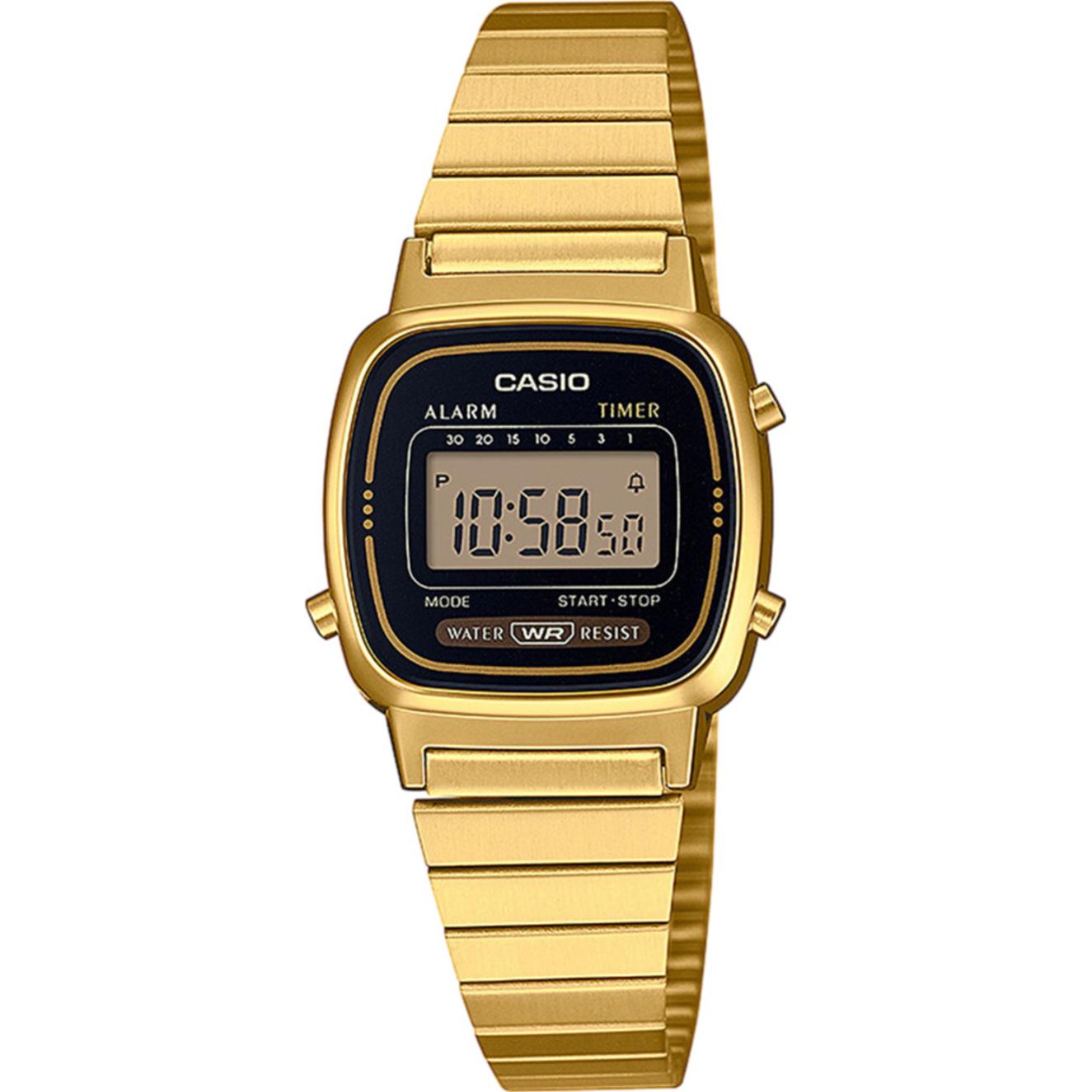 Casio, Orologio da polso, La670wega-1ef, Oro, (Orologio digitale, 24 mm)