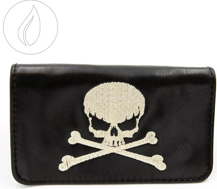 Actual product image La Siesta Skull tobacco pouch