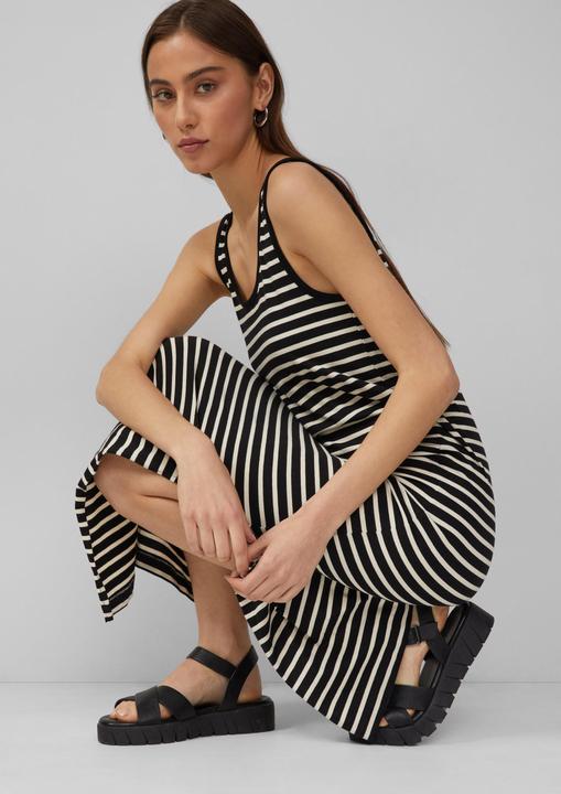 Actual product image S.Oliver Kleid Langes Jerseykleid mit Streifen (L)