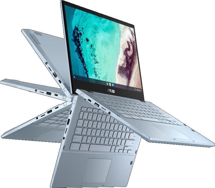 Actual product image ASUS Chromebook Flip CX3400FMA-EC0226 Core-i3-1110G4 | 14"-FHD | 8GB | 256GB | Chrome | niebieski (14", 256 GB, 8 GB, Intel Core i3-1110G4)