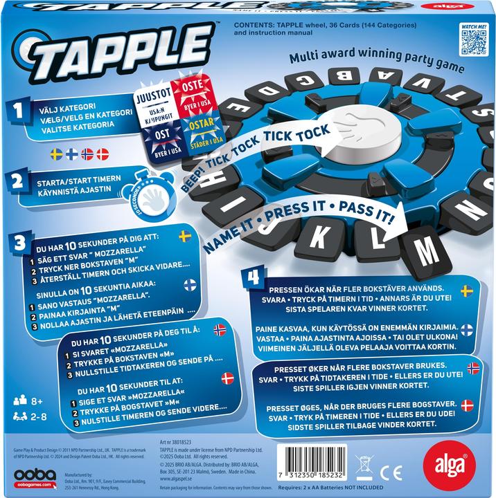 Produktbild Alga Tapple Party Game (2 - 8 Spieler)