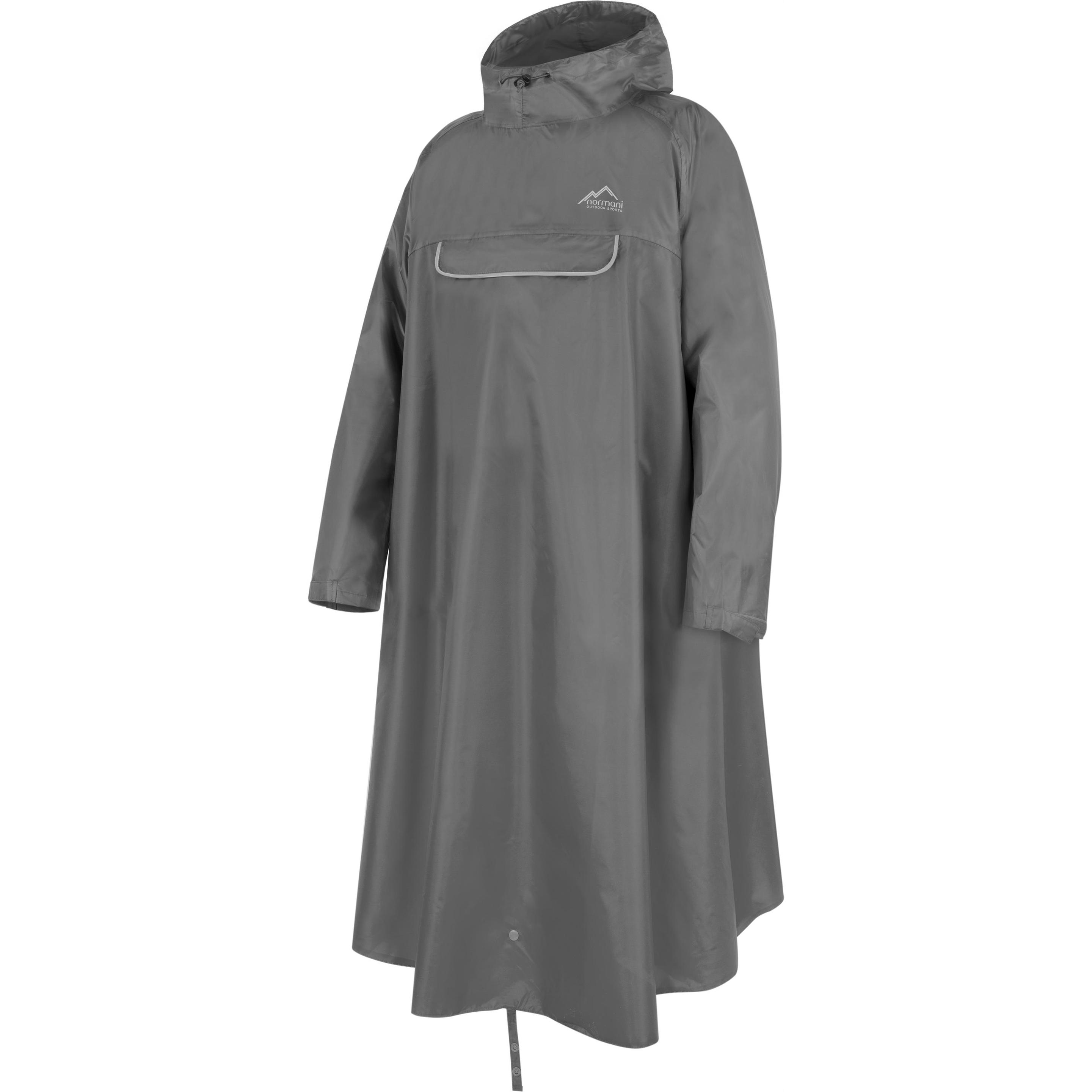 Thumbnail - Normani, Unisex, Jacke, Regenponcho Quibdó (52, 54), Grau, 52, 54