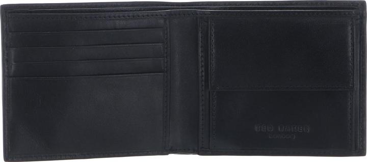 Actual product image Ted Baker Embossed Corner Leather Bifold Coin Wallet
