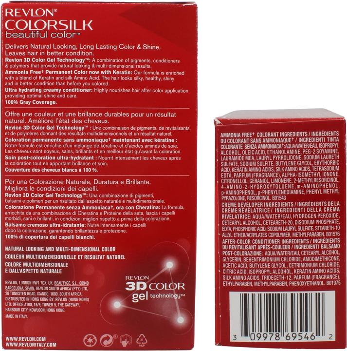 Immagine prodotto Revlon Professional Inchiostro COLORSILK #46-castaño cobrizo dorado (46)