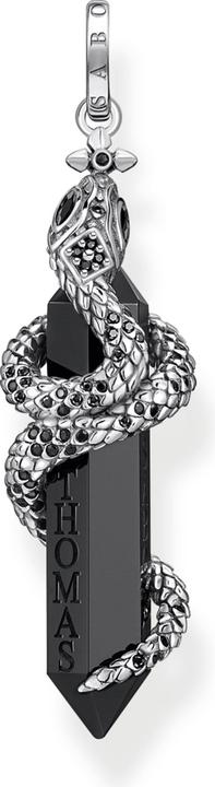 Image du produit Thomas Sabo Pendentif Onyx avec serpent (Argent 925)