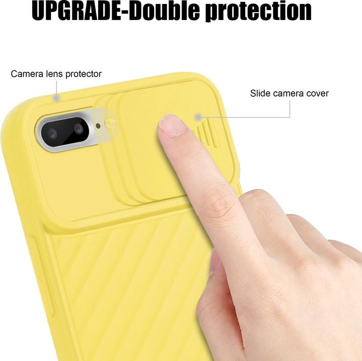 Image du produit Cadorabo Couverture TPU avec protection pour appareil photo (Apple iPhone 7 Plus, Apple iPhone 7s Plus)