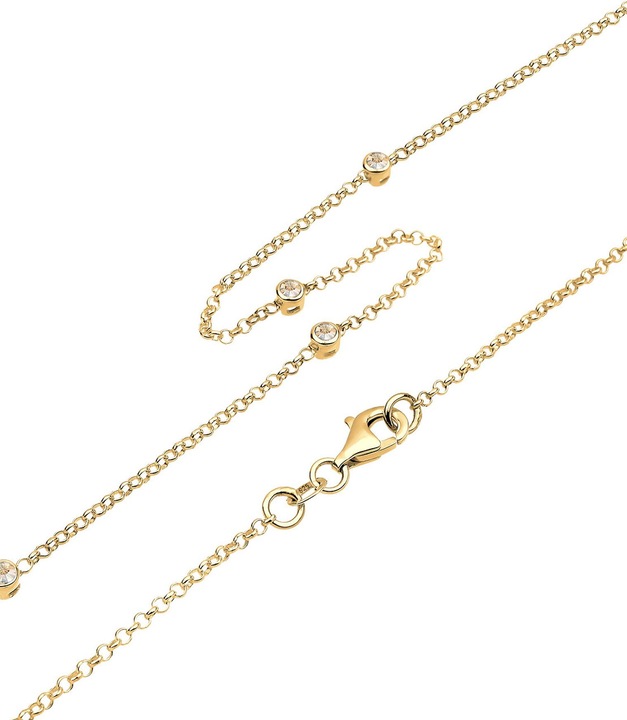 Produktbild Elli Kristall Kette (925er Sterling Silber, Glaskristall, 45 cm)