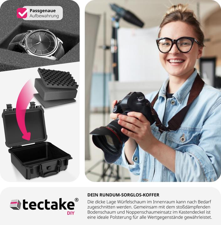 Immagine prodotto tectake Custodia universale per foto (Custodia fotografica, 8.90 l)