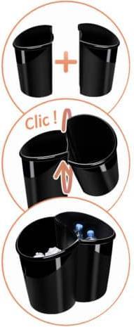 Productafbeelding Durable Prullenbak cep ellypse greenspirit zwart (15 l)