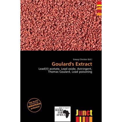 Goulard's Extract, Fachbücher von Emory Christer