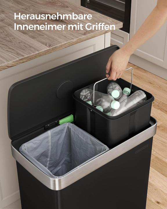 Produktbild Songmics Softclose Mülltrennsystem 2 x 30 Liter (60 l)