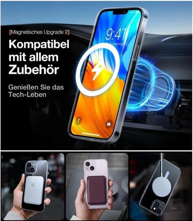 Produktbild Torras Diamond MagSafe Hülle (Apple iPhone 15)
