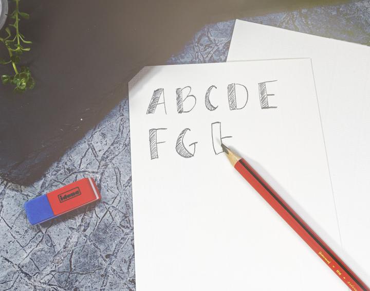 Actual product image Idena Pencil HB 2s triangular FSC100% (HB, 2x)