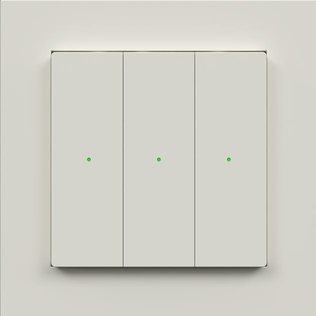 Productafbeelding Heatit Bedieningselementen - Interrupteur sans fil Z-Wave+ 700 Z-Push Wandcontroller