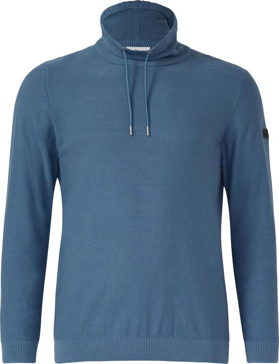 Produktbild s.Oliver Strickpullover Leichter Pullover mit Snood-Kragen und Logo-Detail (4XL)