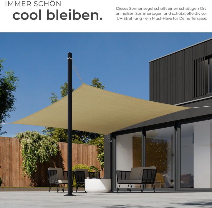 Actual product image tectake Awning (360 x 360 cm)